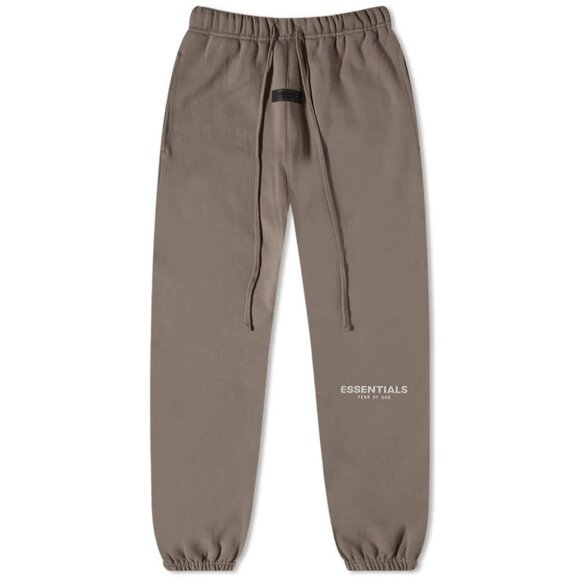 FEAR OF GOD ESSENTIAL Drawstring Sweatpants in Brown - Picture 1 of 5